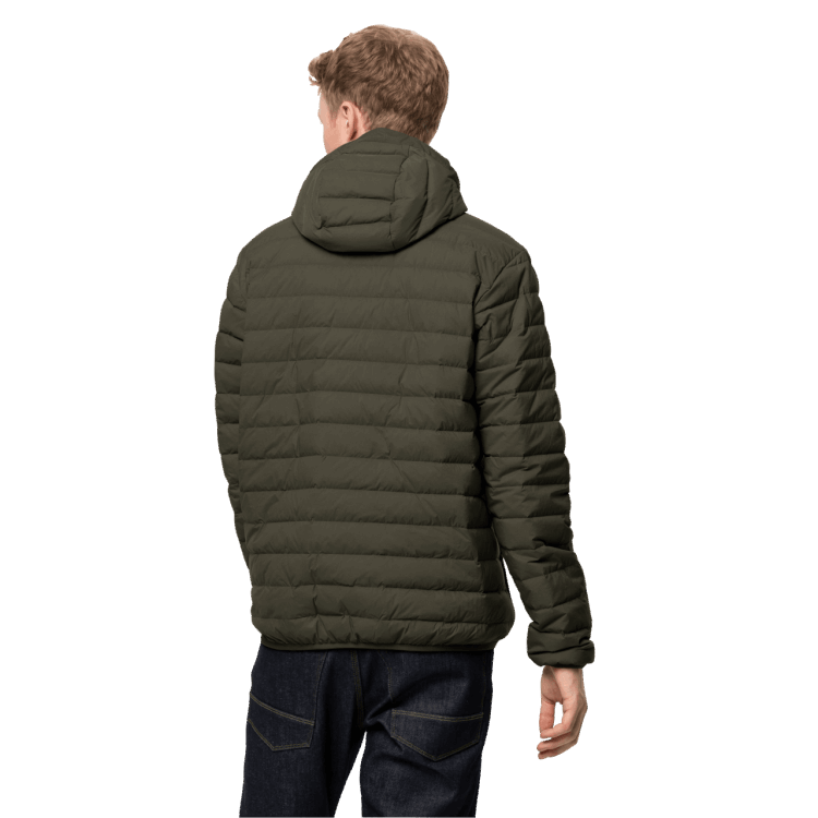 Bonsai Green Men's Glowing Mountain Jacket Brand Jack Wolfskin Origin