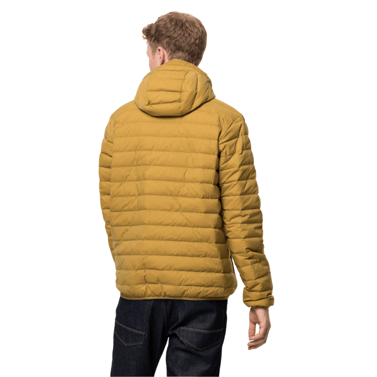 Golden Amber Men's Glowing Mountain Jacket Origins Brand Jack Wolfskin