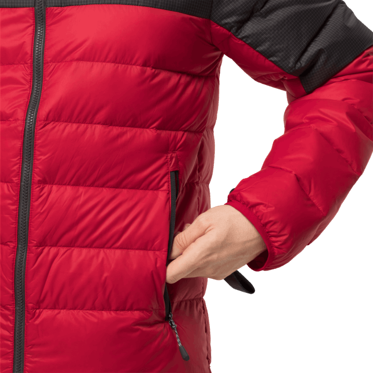 Original Brand Jack Wolfskin Red Lacquer Men's Dna Tundra Jacket