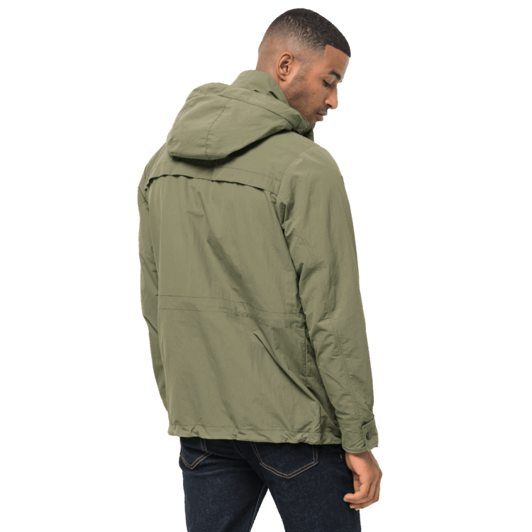 Best Khaki Brand Jack Wolfskin Men's Lakeside Safari Jacket