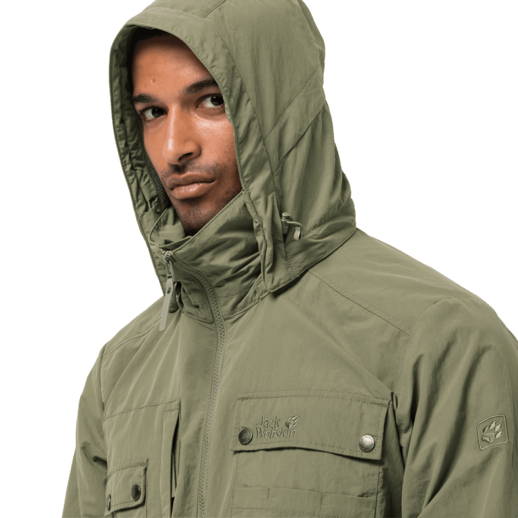 Best Khaki Brand Jack Wolfskin Men's Lakeside Safari Jacket