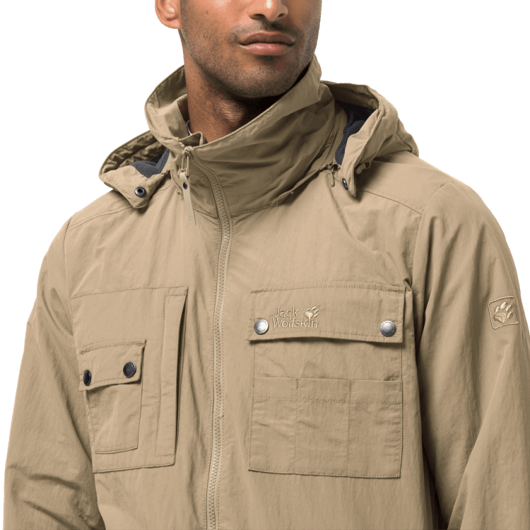 New Sand Dune Men's Lakeside Safari Jacket Brand Jack Wolfskin