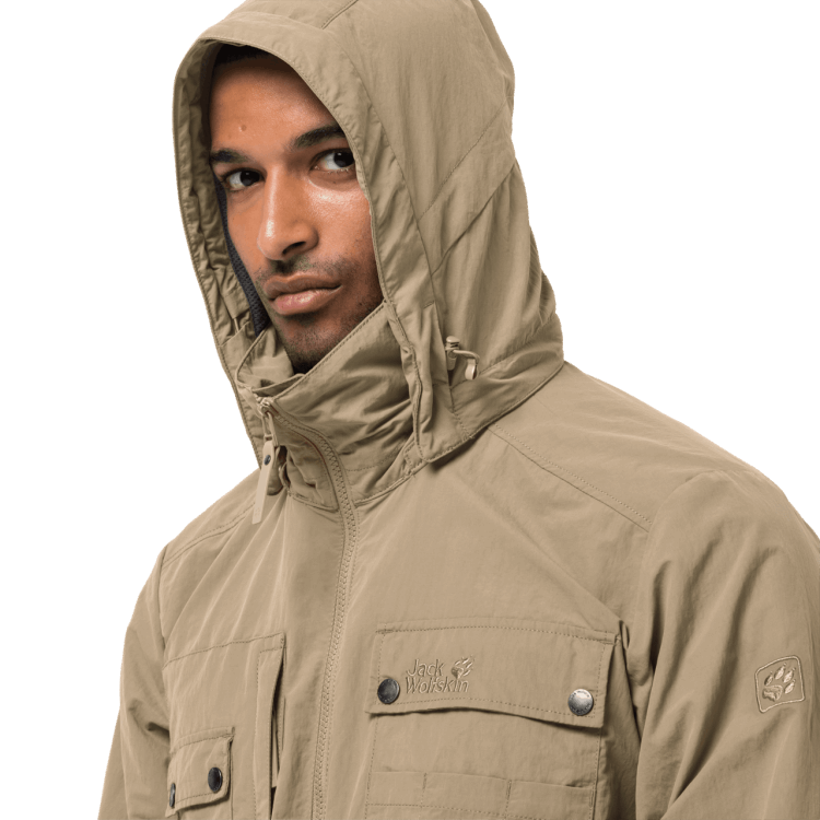 New Sand Dune Men's Lakeside Safari Jacket Brand Jack Wolfskin
