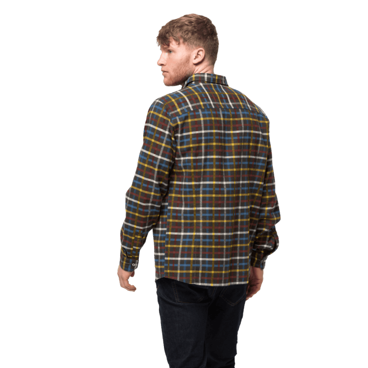 Fraser Island Shirt Brand Jack Wolfskin Origin Bonsai Green Checks