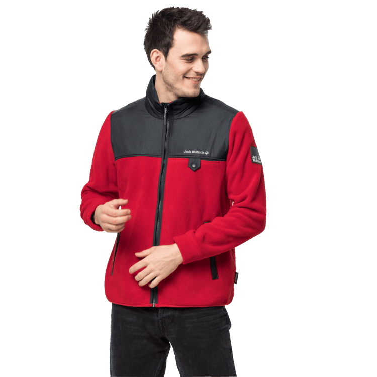 Brand Jack Wolfskin Collection Men's Dna Grizzly Red Lacquer