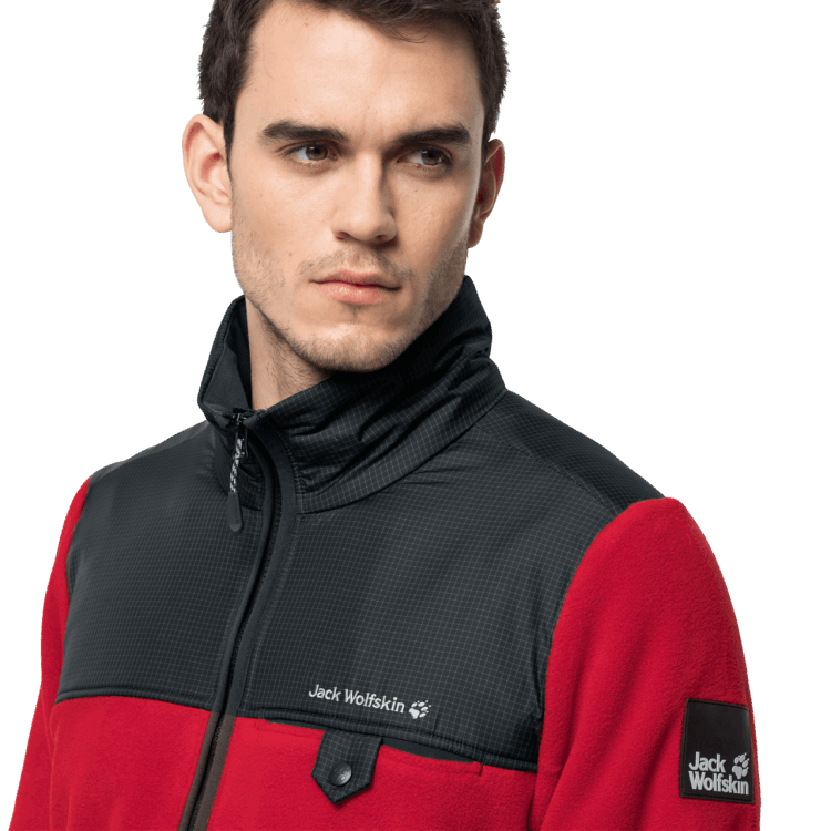 Brand Jack Wolfskin Collection Men's Dna Grizzly Red Lacquer