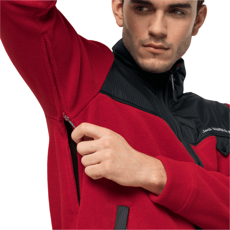 Brand Jack Wolfskin Collection Men's Dna Grizzly Red Lacquer