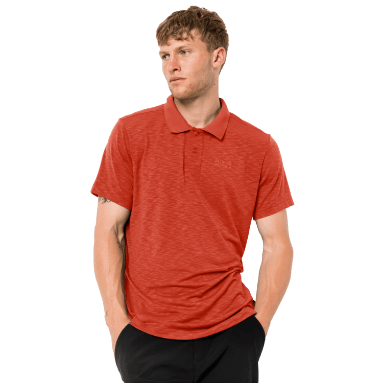 Origins Chili Brand Jack Wolfskin Men's Travel Polo