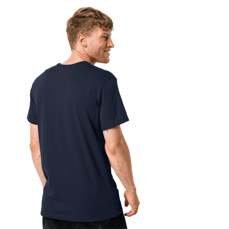 Men's Essential T Night Blue Brand Jack Wolfskin Hot