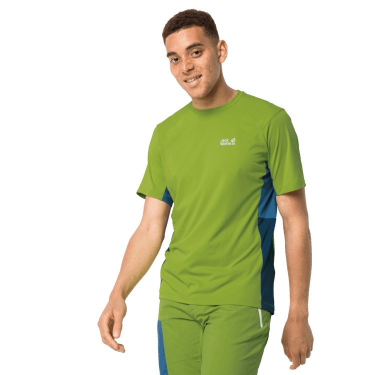 Brand Jack Wolfskin Men's Narrows T Brands Spring Lime