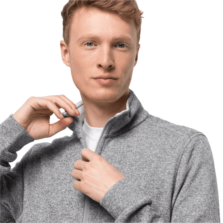 Slate Grey New Men's Finley Jacket Brand Jack Wolfskin