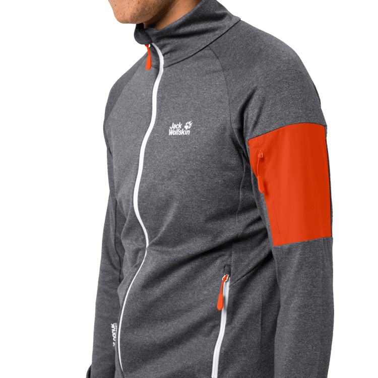 Origins Brand Jack Wolfskin Ebony Men's Milford Jacket