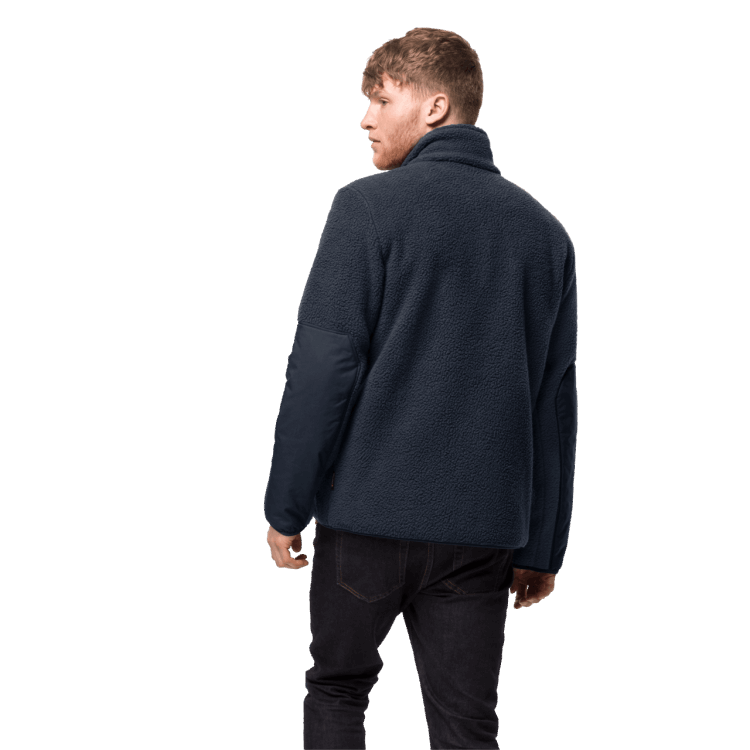 Brands Night Blue Brand Jack Wolfskin Men's Kingsway Fleece Jacket