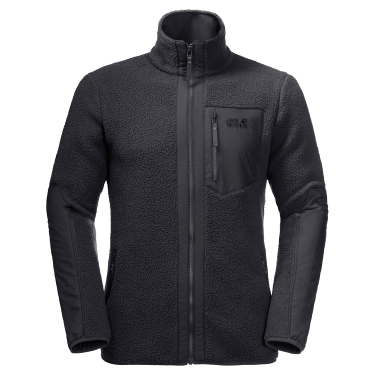 Men's Kingsway Fleece Jacket Brand Jack Wolfskin Phantom Hot