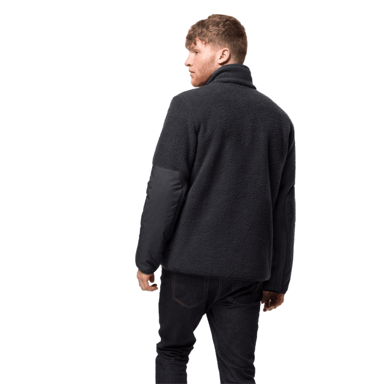 Men's Kingsway Fleece Jacket Brand Jack Wolfskin Phantom Hot