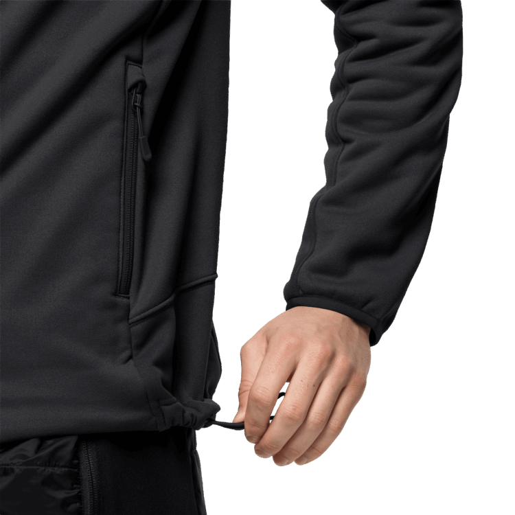 Men's Hydro Hooded II Jacket Brand Jack Wolfskin Best Black