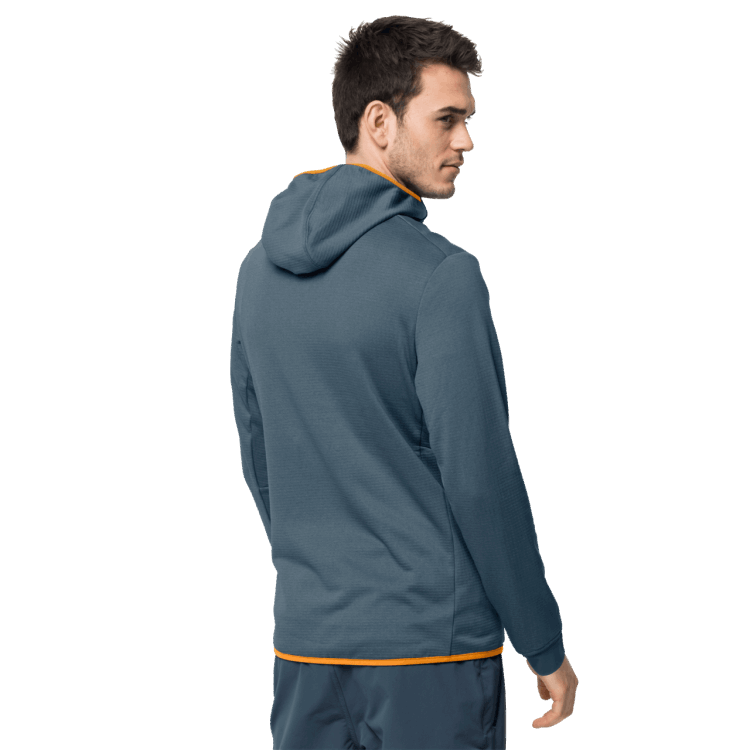 Men's Hydro Grid Fleece Orion Blue Brand Jack Wolfskin New