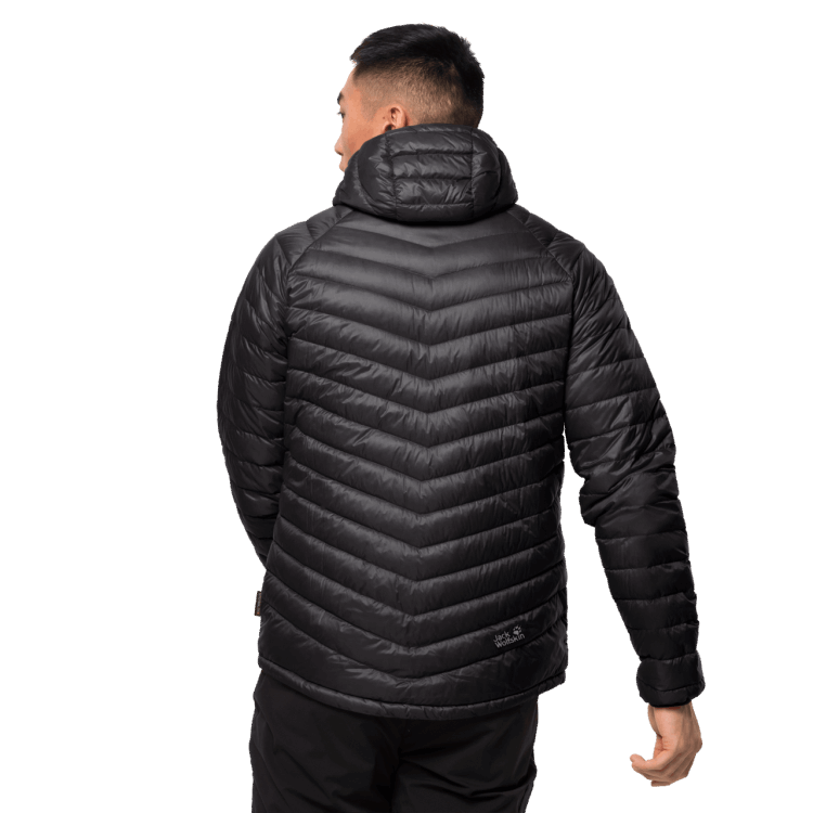 Black Fashion Brand Jack Wolfskin Men's Atmosphere Jacket