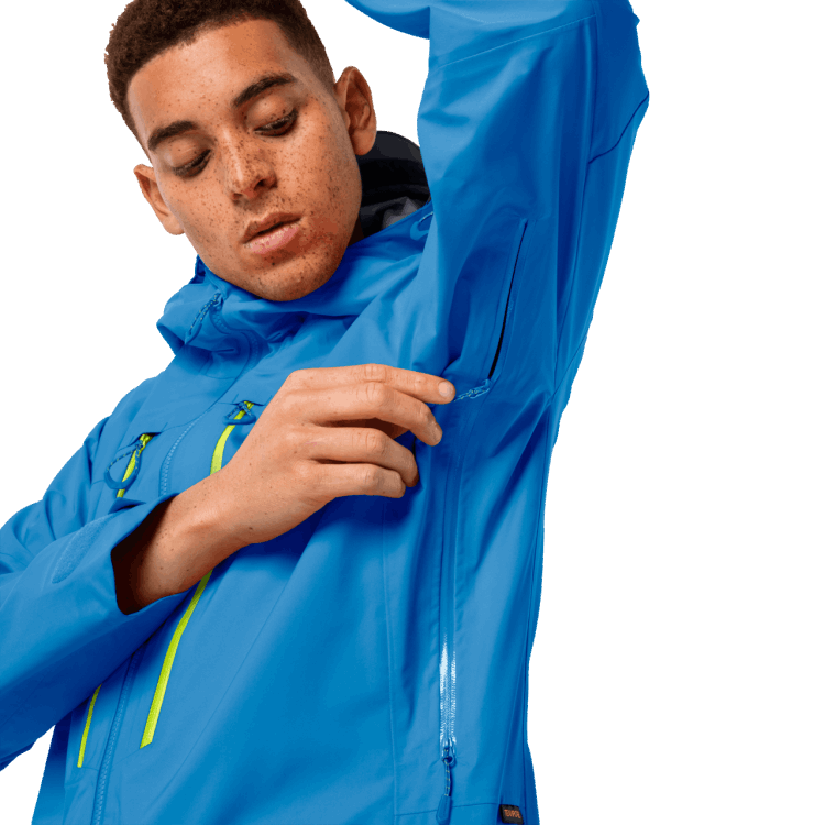 Brand Men's Exolight Pro Jacket Brilliant Blue Brand Jack Wolfskin