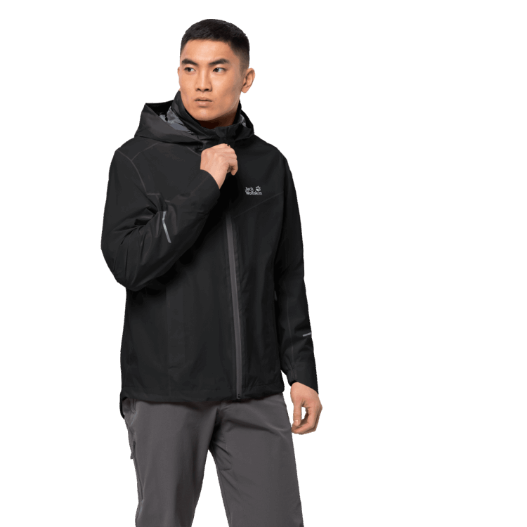 Brands Brand Jack Wolfskin Black Men's Atlas Tour Jacket