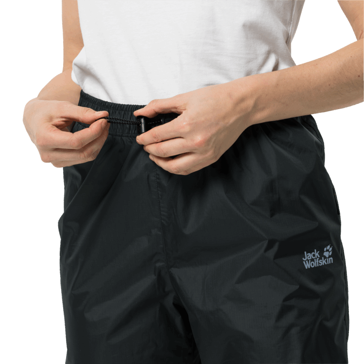 Original Brand Jack Wolfskin Rainy Day Pants Black