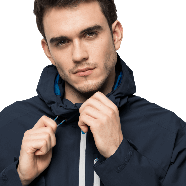 Hot Night Blue Brand Jack Wolfskin Men's Eagle Peak Jacket