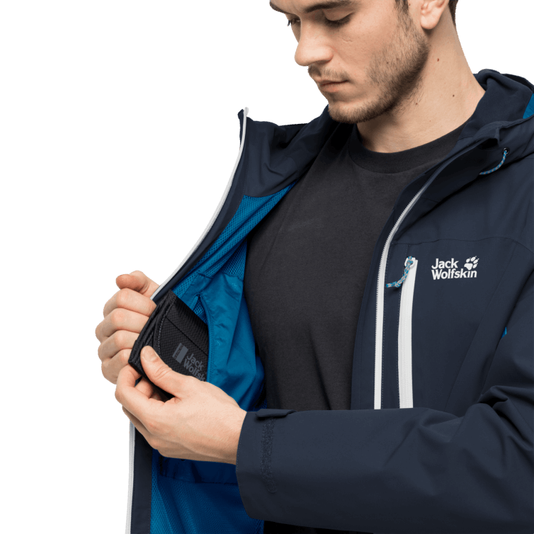 Hot Night Blue Brand Jack Wolfskin Men's Eagle Peak Jacket