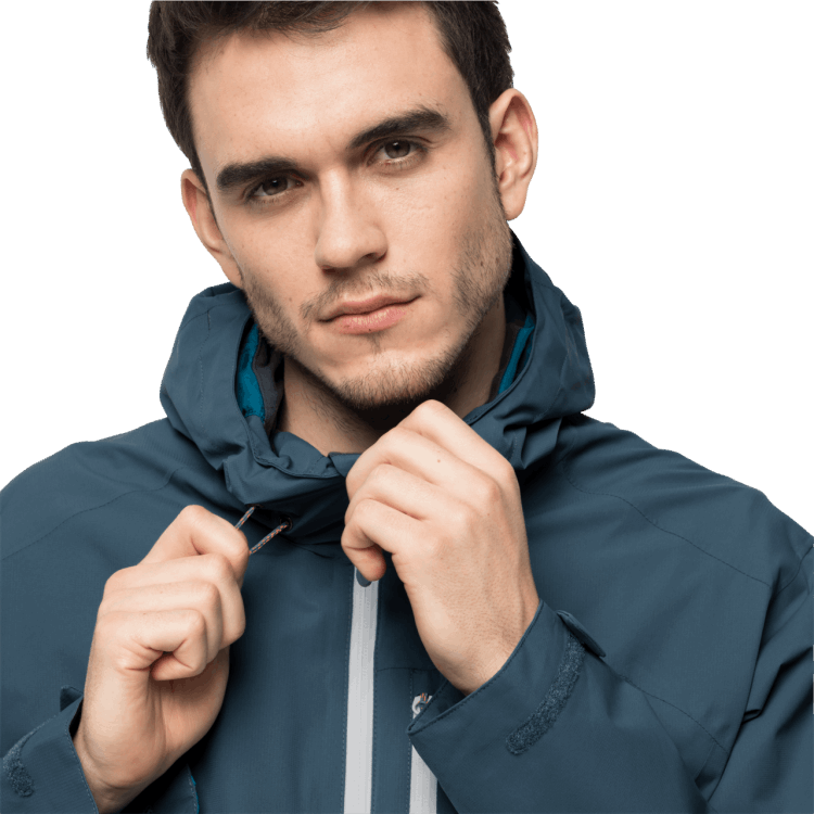 Best Orion Blue Men's Eagle Peak Jacket Brand Jack Wolfskin