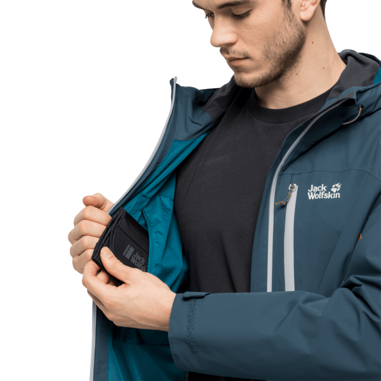Best Orion Blue Men's Eagle Peak Jacket Brand Jack Wolfskin