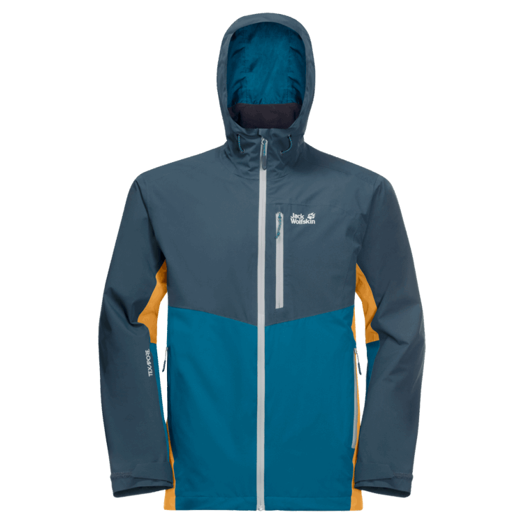 Best Orion Blue Men's Eagle Peak Jacket Brand Jack Wolfskin