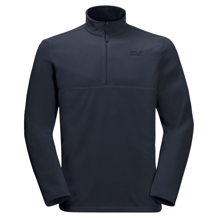Brand Jack Wolfskin Men's Taunus Quarter Zip Pullover New Night Blue