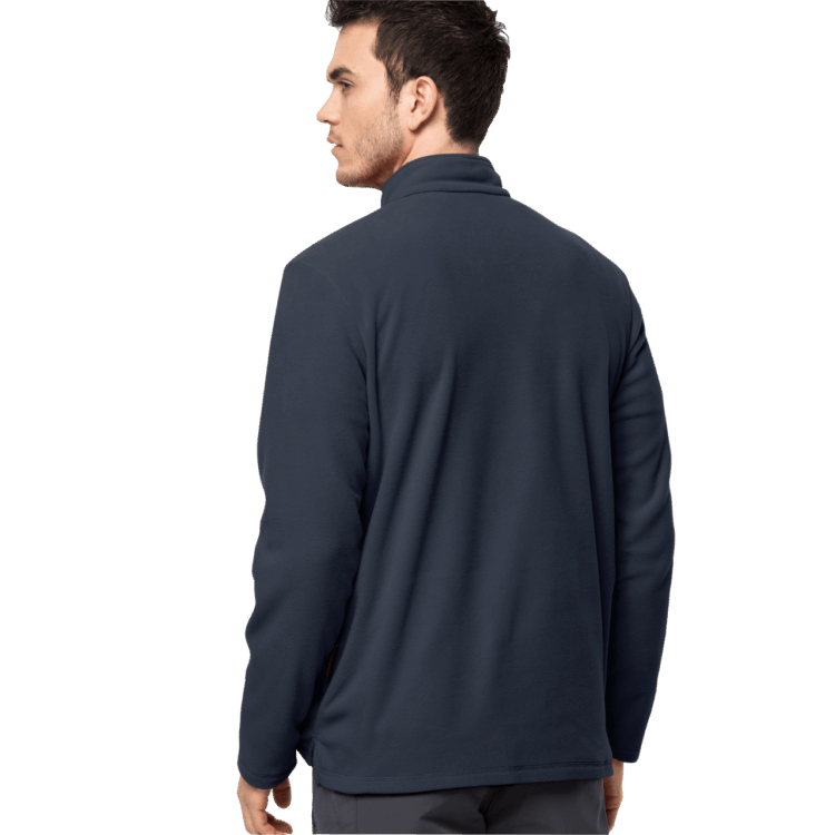 Brand Jack Wolfskin Men's Taunus Quarter Zip Pullover New Night Blue