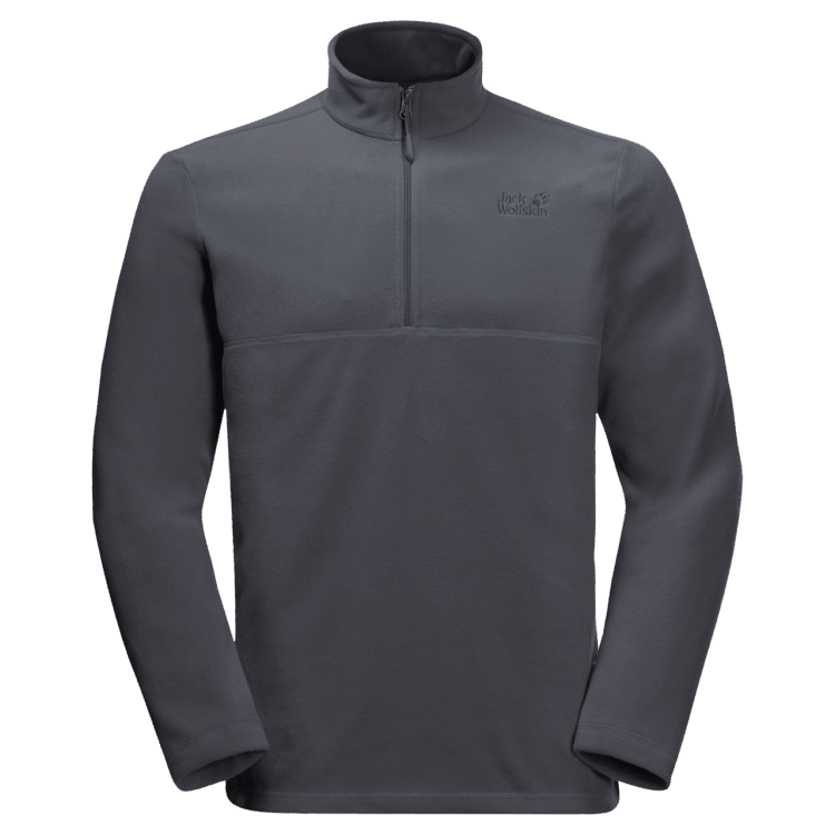 Ebony Brand Jack Wolfskin Men's Taunus Quarter Zip Pullover Collection