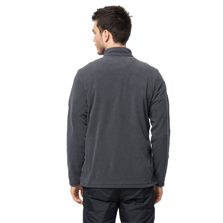 Ebony Brand Jack Wolfskin Men's Taunus Quarter Zip Pullover Collection