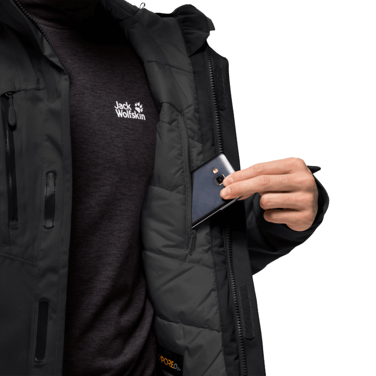 Brands Men's Troposphere Jacket Brand Jack Wolfskin Black