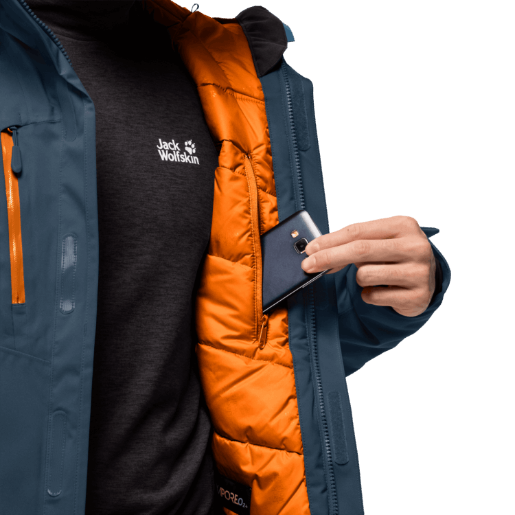Original Men's Troposphere Jacket Orion Blue Brand Jack Wolfskin