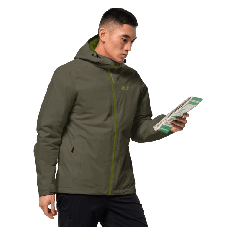 Best Brand Jack Wolfskin Men's Frosty Morning Jacket Grape Leaf