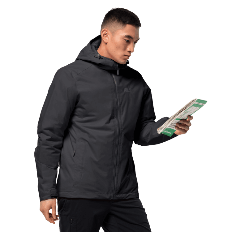 New Black Brand Jack Wolfskin Men's Frosty Morning Jacket