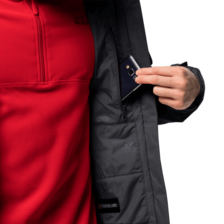 New Black Brand Jack Wolfskin Men's Frosty Morning Jacket