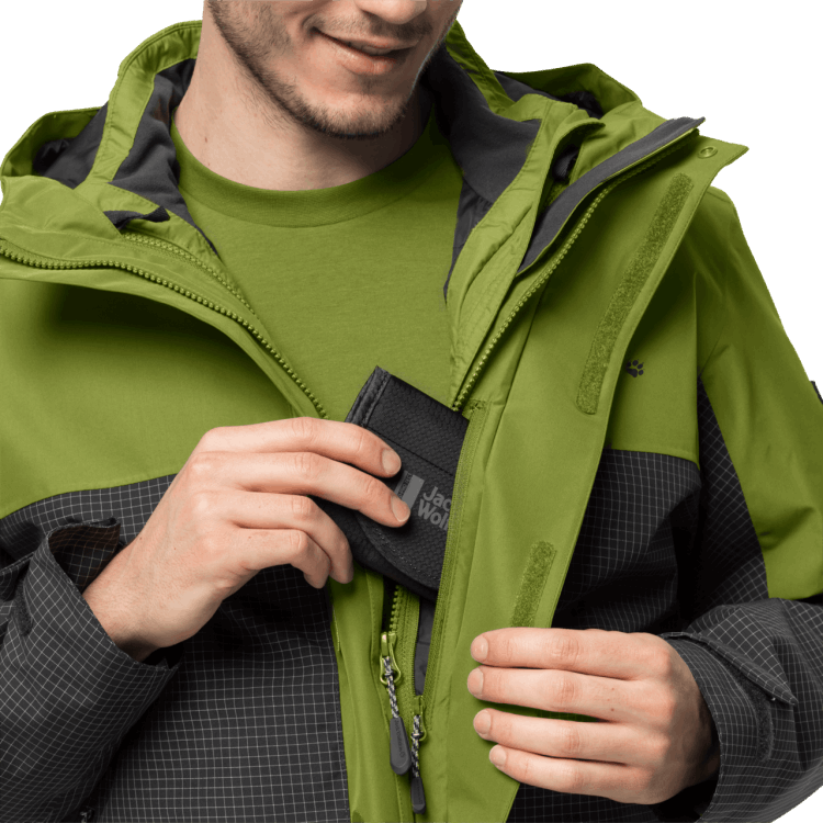 Fashion Cedar Green Men's Dna Supernova 3In1 Brand Jack Wolfskin
