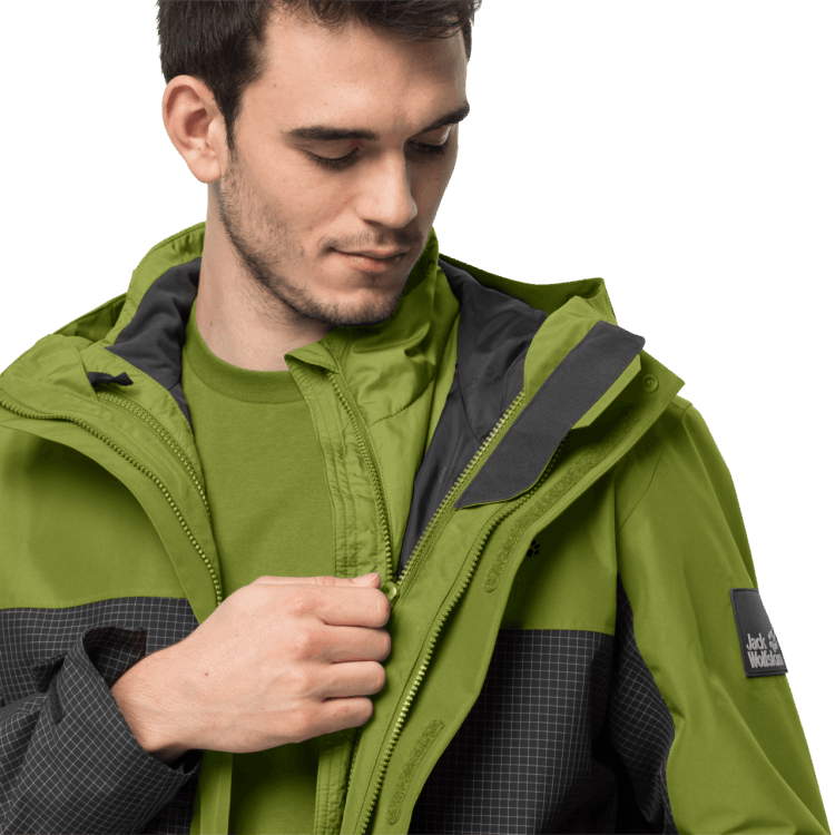 Fashion Cedar Green Men's Dna Supernova 3In1 Brand Jack Wolfskin