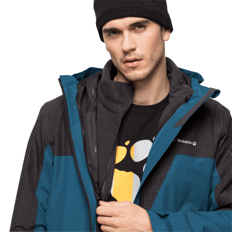 Men's Dna Rhapsody 3In1 Dark Cobalt Brand Jack Wolfskin Origin