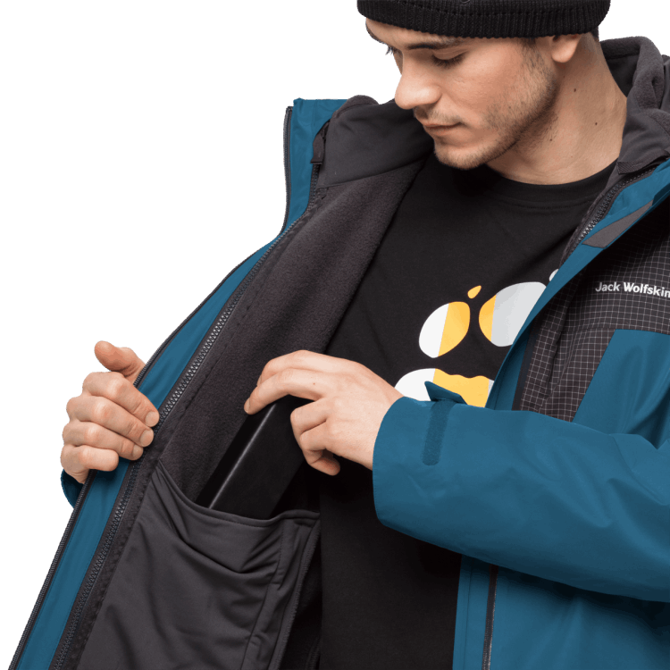Men's Dna Rhapsody 3In1 Dark Cobalt Brand Jack Wolfskin Origin