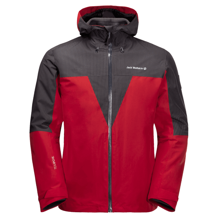 Men's Dna Rhapsody 3In1 Red Lacquer Origins Brand Jack Wolfskin