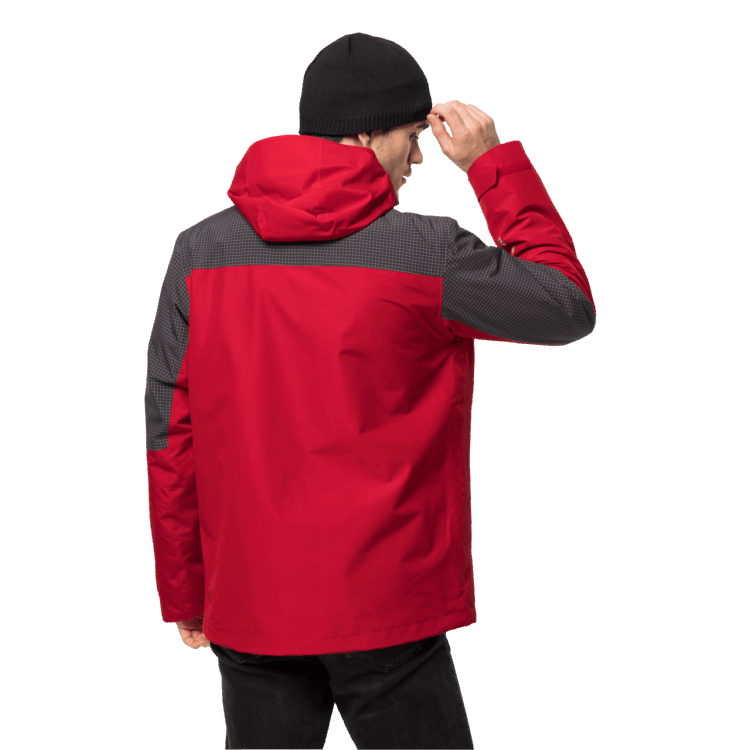 Men's Dna Rhapsody 3In1 Red Lacquer Origins Brand Jack Wolfskin