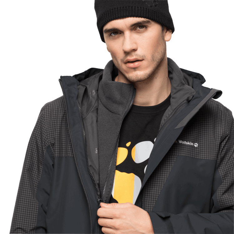 Men's Dna Rhapsody 3In1 Brand Brand Jack Wolfskin Phantom