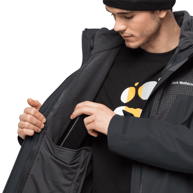 Men's Dna Rhapsody 3In1 Brand Brand Jack Wolfskin Phantom