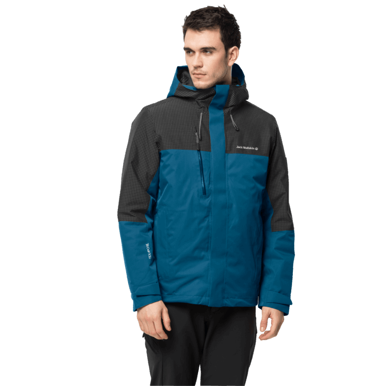 Men's Dna Icefall Jacket Brands Dark Cobalt Brand Jack Wolfskin