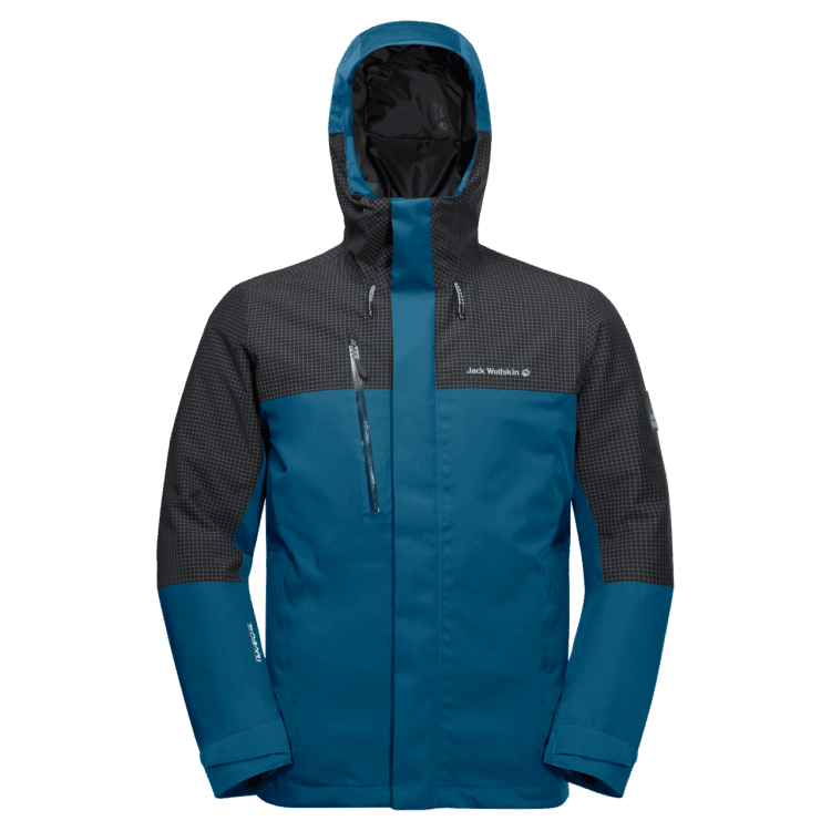 Men's Dna Icefall Jacket Brands Dark Cobalt Brand Jack Wolfskin