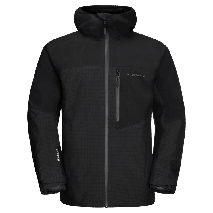 Brand Jack Wolfskin Men's Athletic 5In1 Collection Black